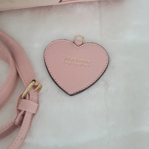 Juicy Couture Pink and Tan Bowler Bag - Picture 5 of 5